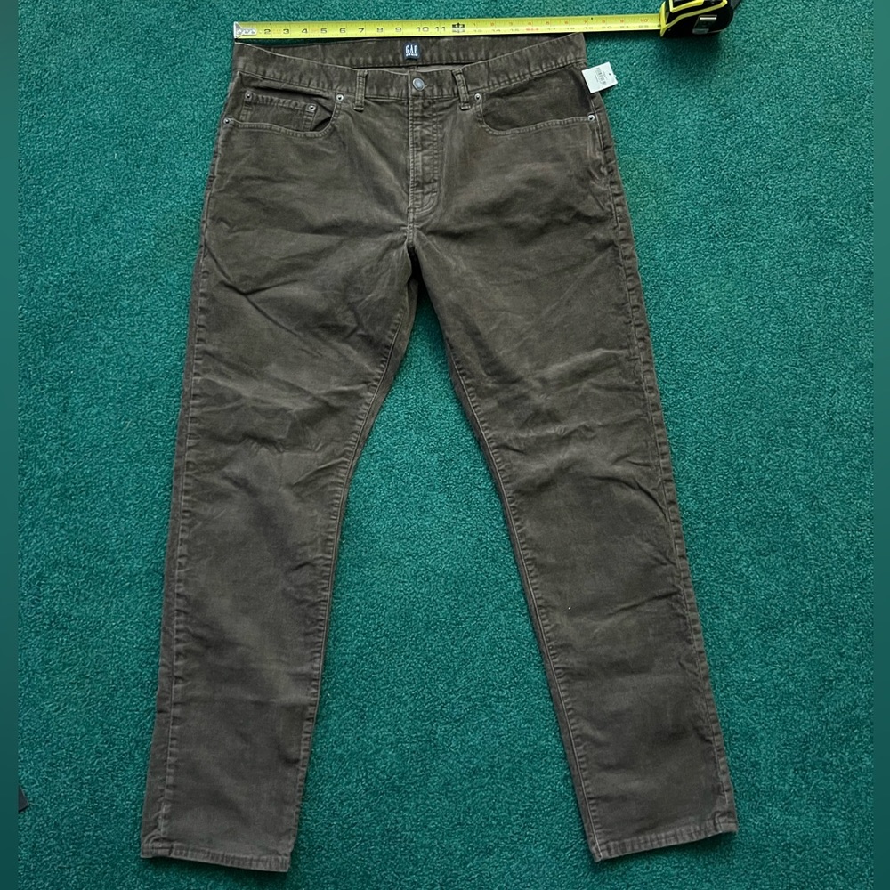 Gap Slim Brown Corduroy 36x32